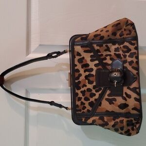 VIA SPIGA Vintage Y2k Cheetah print Purse
